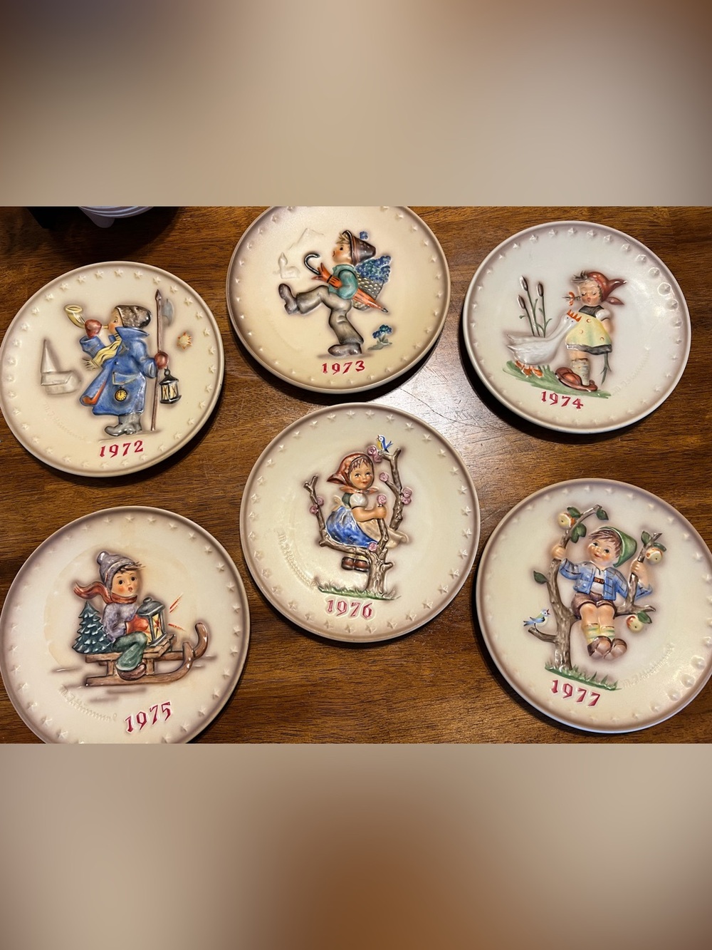 1972-1976 MJ Hummel Collector Plates